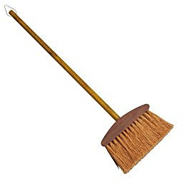 Balayette d’âtre bois verni fibres coco