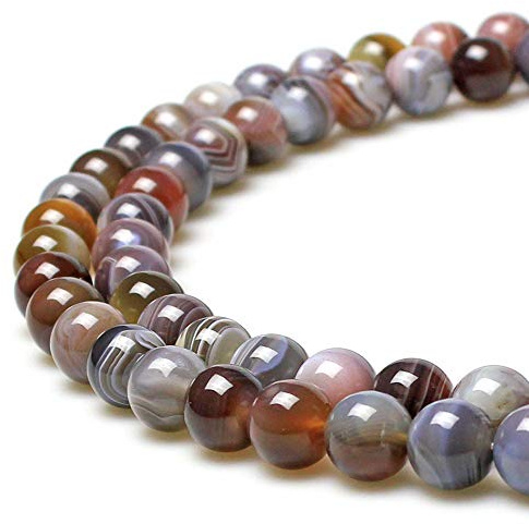 JARTC AAA+ Runda naturliga stenpärlor röd persisk agat lösa pärlor för armband halsband smyckestillverkning (8 mm)