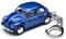 corpus delicti :: Schlüsselanhänger mit Modellauto kompatibel mit VW-Käfer für alle Auto- und Oldtimerfans (blau) (20.7)