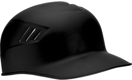 Rawlings Coolflo Matte Style Alpha Größe Base Coach Helm, Schwarz, Größe M
