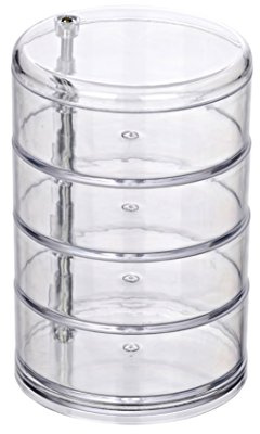 Wenko Juego de 2 torreta cosmética Transparente