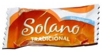 Solano - Tradicional - Caramelo duro sin azúcar con sabor a crema - 900 g