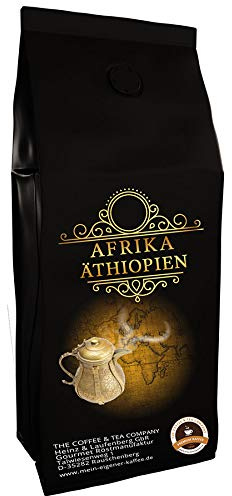 Especialidad de café de África - Etiopía - Café del país de origen del café (grano entero, 1000 gramos)
