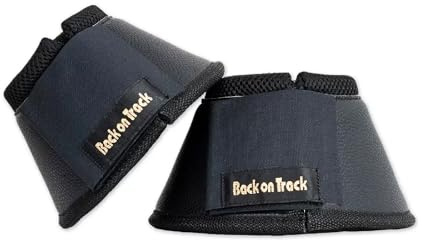 Back on Track Therapeutic Equine Durable Horse Hoof Protective Bell Boots with Hook and Loop Buckle, Small