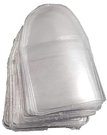 Münz-Hüllen zur Aufbewahrung, 3,8 x 3,8 cm (100 Stück)