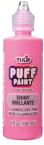 Tulip 3D Fabric Paint 4oz Slick (Neon Pink)