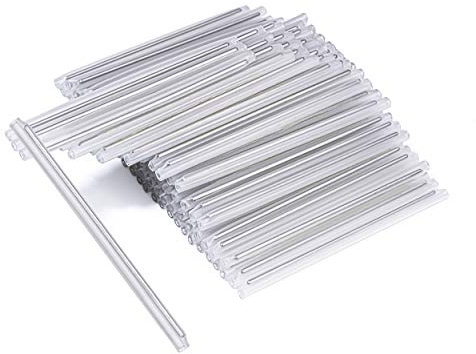 60mm Clear PE Heat Shrinkable Tubing Fiber Optical Cable 2.6mm Dia Fusion Splice Protection Sleeve 100pcs 6cm