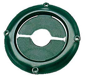 Osculati Fairlead ringmutter, svart