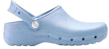 Feliz Caminar - Zuecos Sanitarios Flotantes, Celeste, 38 EU