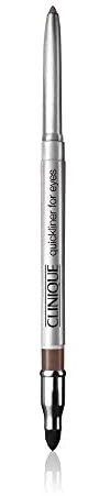 Clinique Quickliner For Eyes No-Sharpen Eyeliner Pencil | Water Resistant, Smudge Resistant + Safe For Sensitive Eyes, Roast Coffee, 1 Count
