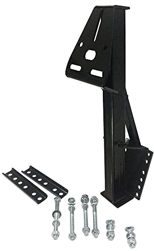 Tow Tuff TTF-08HD - Universal Trailer Wheels - 120 lb Spare Tire Carrier