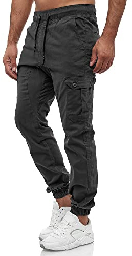 Tazzio cargobyxor herr, cargobyxor, joggingbyxor, chinos, normal passform, jeans 16610