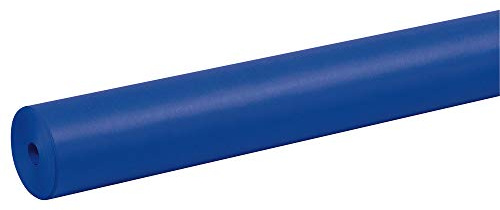 Pacon Artkraft Duo-Finish ArtKraft Duo-Finish Paper Roll P67204, 4-feet by 200-feet, Royal Blue, 1 Roll
