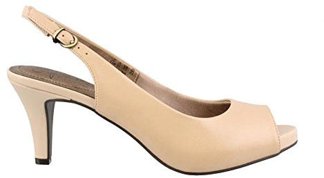 LifeStride Women's Teller Dress Pump, Taupe, 8.5 M US
