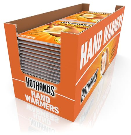 HotHands Hand Warmers - Long Lasting Natural Odorless Air Activated Warmers - Up to 10 Hours of Heat - 40 Pair