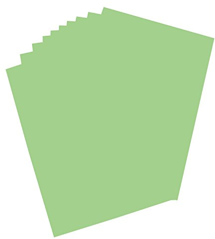 Folia 65406 – 10 pappersark, 380 g/m² – majsgrön färg – perfekt för att göra affischer och affischer