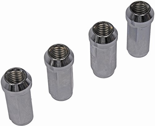 Dorman 711-1005 Wheel Nut Chrome Acorn M14-2.0, 4 Pack