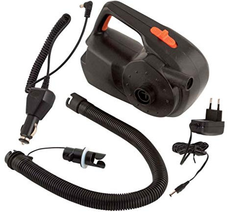 Fox Rechargeable Air Pump/Deflator Akku Elektroluftpumpe, Pumpe für Schlauchboot, Bootspumpe, Luftpumpe für Angelboot 12V / 240V