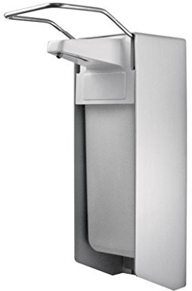 Desinfektionsmittelspender 1000 ml kurzer Hebel / Edelstahlpumpe / EURO-Spender