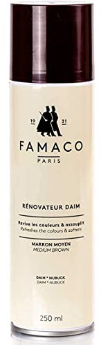 Famaco - Aérosol pour le Daim et le Nubuck - 250ml Marron Moyen