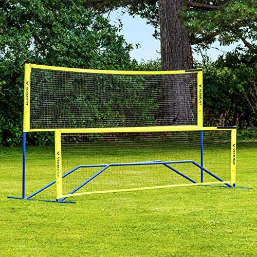 Vermont Procourt Combi Net | Net for Tennis, Badminton, Pickleball & Soccer-Tennis | Portable Badminton Set | Mini Sets for Backyards (10ft Wide)