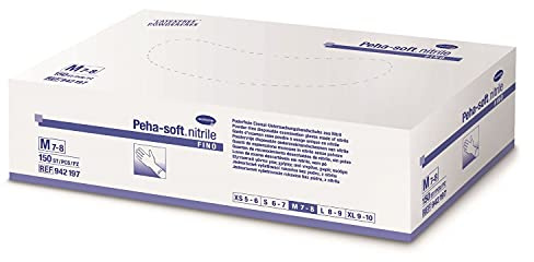 Peha-soft nitrile fino Boîte de 150 gants d'examen, gants sans latex, bleu