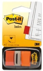 New , Post-it Index Flags 50 per Pack 25mm Orange Ref 680-4 [Pack 12]