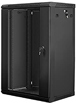 Armario Rack LANBERG 18U 600X450X901 Auto ENSAMBLADO 19 hasta 60 KG Negro