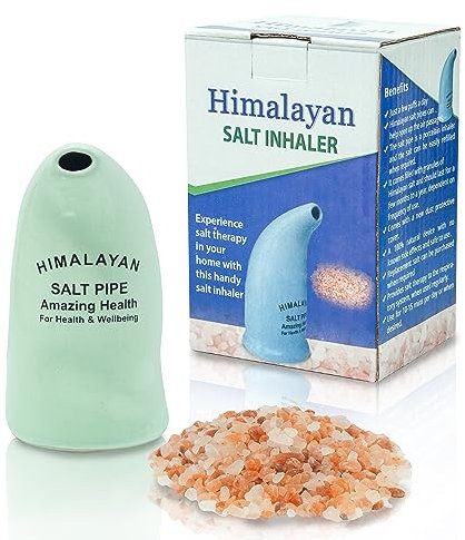 Amazing Health Salt Inhaler - Himalayan Salt Pipe - Natural Respiratory Aid
