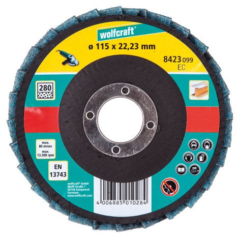 wolfcraft Disco abrasivo de milhojas con fieltro I 8423099