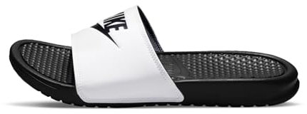 Nike Benassi Just Do It, Men's Slides, White (Weiß/Schwarz), 8 UK (42.5 EU)