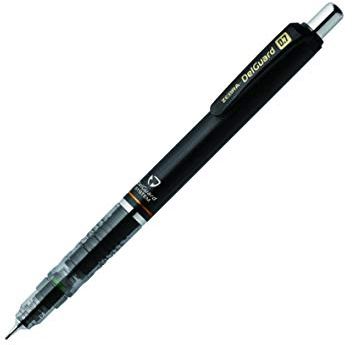 Zebra Mechanical Pencil, Del Guard, 0.7mm, Black (P-MAB85-BK)
