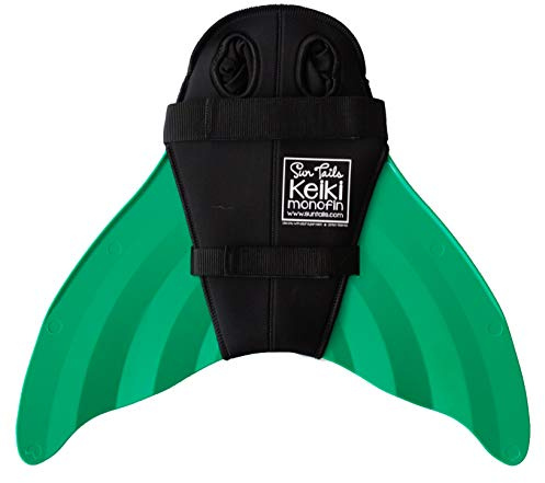 Sun Tails Mermaid Monofin (Green, Nunui - Teen/Adult Size)