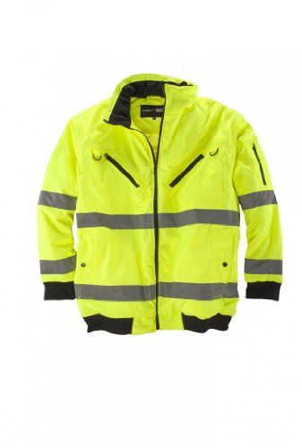 Abraxas Arbeits-Jacke/Weste in Übergröße, gelb, Größe:7XL