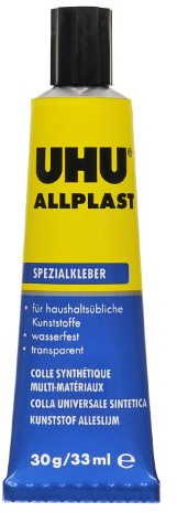 UHU Spezialkleber ALLPLAST, rör 30 g