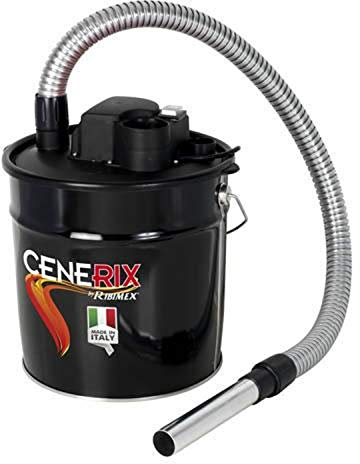 CENERIX BIDONE ASPIRACENERE ELETTRICO 800W ASPIRA CENERE STUFA PELLET CAMINETTO