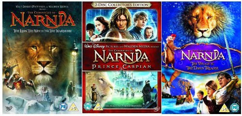The Complete Chronicles of Narnia DVD Collection: The Lion, The Witch and the Wardrobe (1) / Prince Caspian (2) / The Voyage of the Dawn Trader + Extras