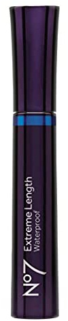 No7 Extreme Length Waterproof Mascara - Black 7ml by BOOTS
