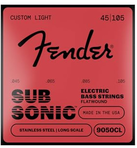 Fender 9050 Stainless Flatwound Bass Strings
