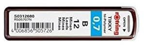 rOtring Tikky-Druckbleistift Nachfüllminen | 0,7 mm | B | 10 Stück (120 Minen)