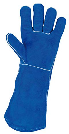 KS TOOLS - 985.7038 - Gants de soudage longs en cuir, M - EN 388 - EN 407