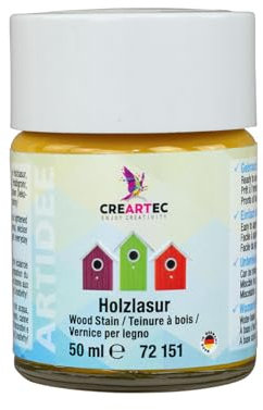 Lasure pour bois jaune jaune 50 ml