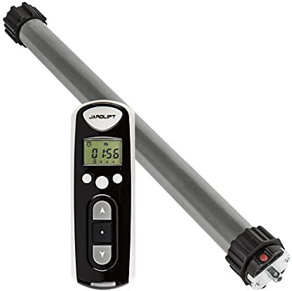 jarolift 1x Moteur tubulaire radio TDEF 40Nm/13tr. pour volet roulant avec télécommande portable Timer (minuteur) 4-canaux TDRCT 04