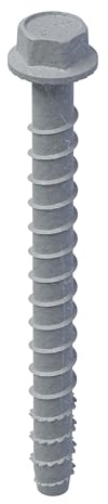 Simpson Strong-Tie THD50600HMG - 1/2 Inch x 6 Inch Flanged Hex Head, Mechanically Galvanized Titen HD Heavy Duty Screw Anchor for Concrete, Easy Installation (Pack of 20)