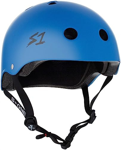 S1 Lifer Helmet for Skateboarding, BMX, and Roller Skating - EPS Fusion Foam, CPSC & ASTM Certified - Cyan Matte Large (22)