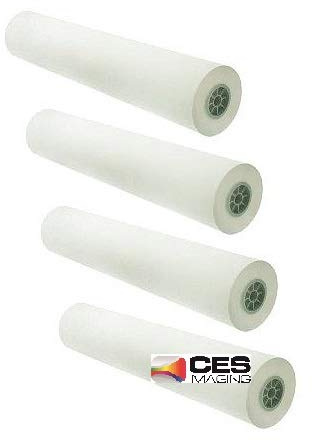 4 Rolls 24x150 20Lb Bond 2core for use in Inkjet printer plotters