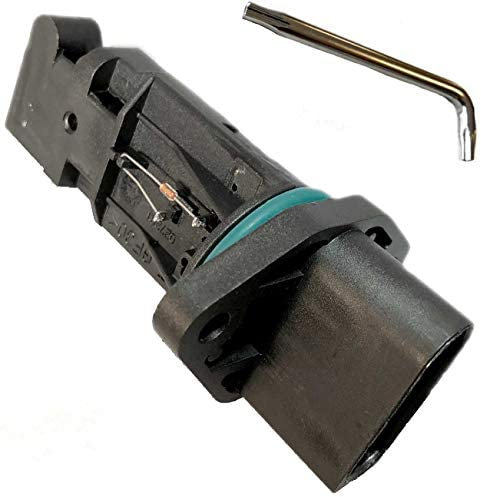 Twowinds - Debimetro 0280217122 Compatibile con Audi A3 A4, VW Golf Bora, Skoda Fabia Octavia, Ford Galaxy - Misuratore Massa Aria - Chiave Inclusa