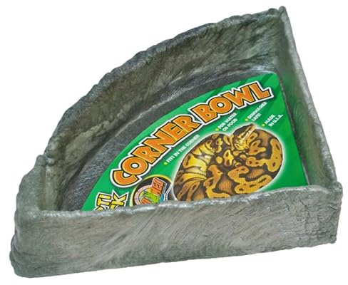 Zoo Med KB-50E Repti Rock Corner Bowl, XLG Eck-Wassernapf für Reptilien
