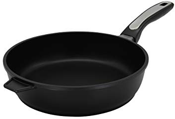 Krüger 21624D Aluguss-Pfanne tief Delta 24 cm, Aluminium, Schwarz
