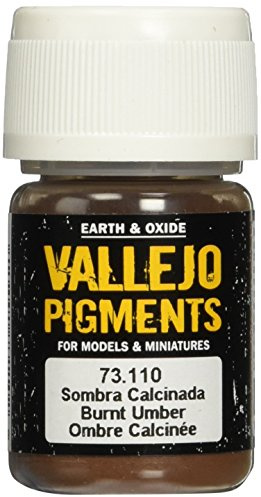 Vallejo Färgpigment, 30 ml bränd umbra